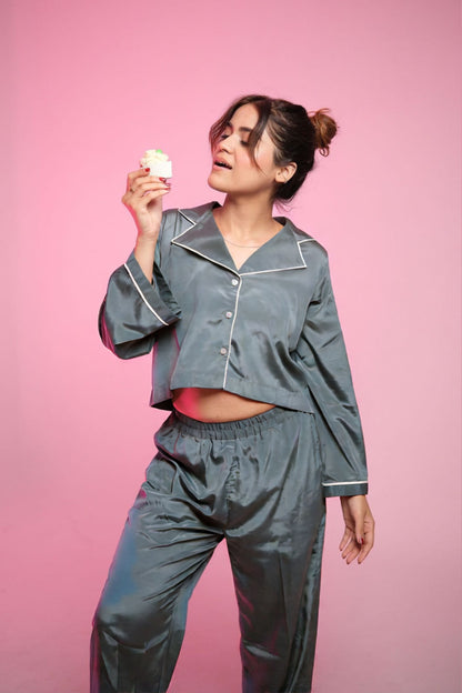 Cloud Nine – Cropped PJ Lounge Set