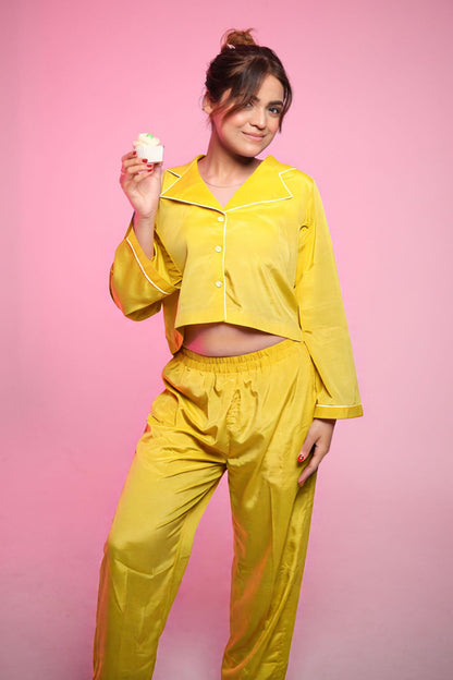 Cloud Nine – Cropped PJ Lounge Set